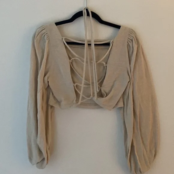 Zara tie back long sleeve - Picture 3 of 5